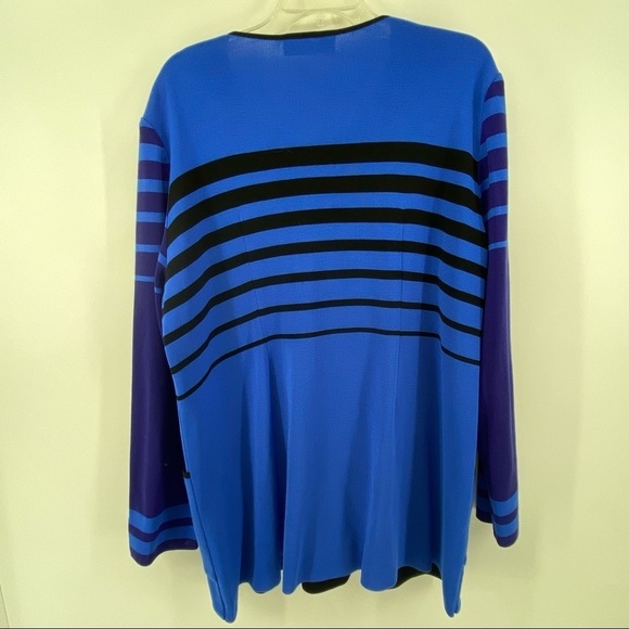 Misook Sz 0X Blue Purple Cardigan - Picture 4 of 9